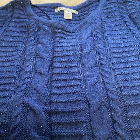 Dana Bachman sweater with metallic sparkling thread size S - Picture 10 of 10